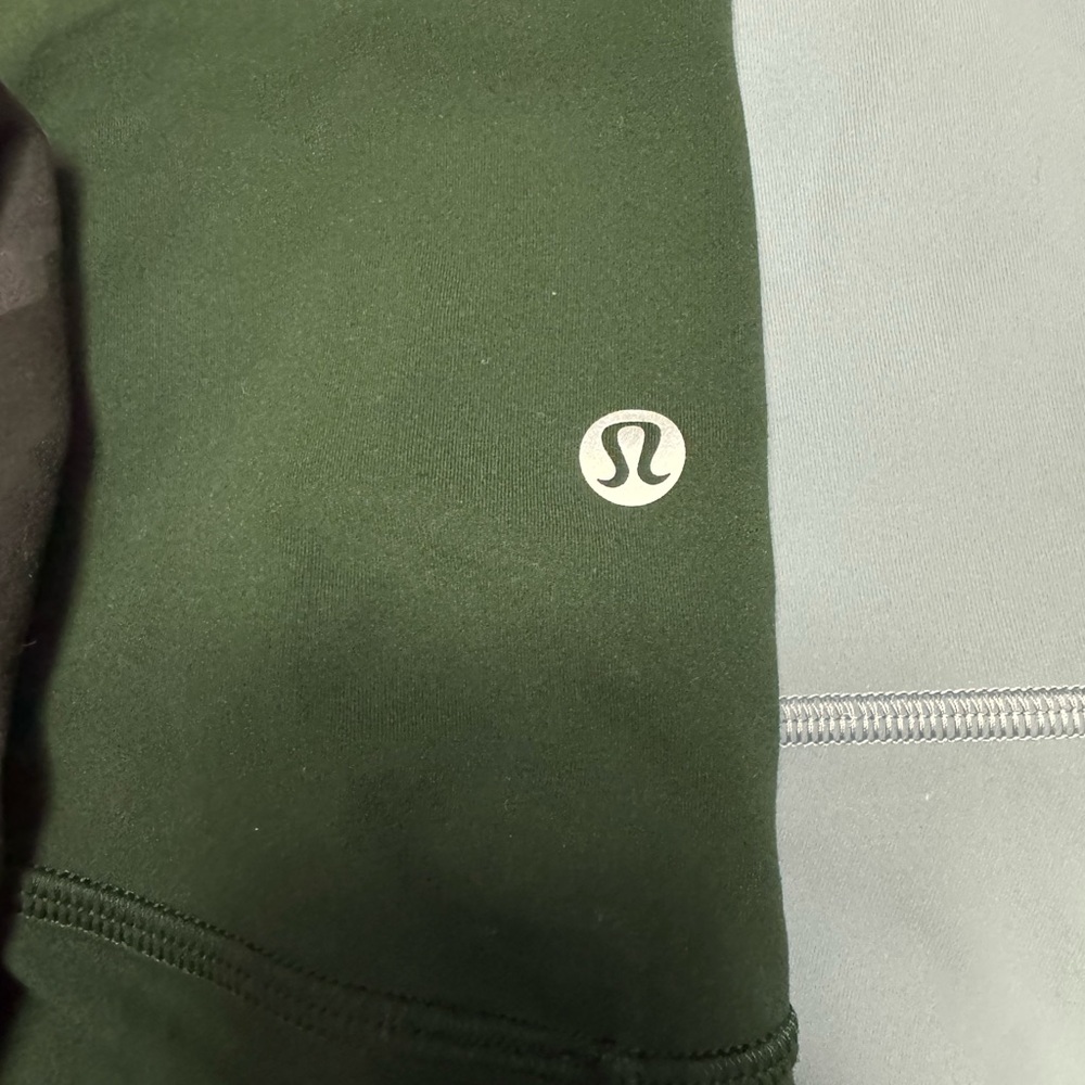 Lululemon Dark Green Activewear Top